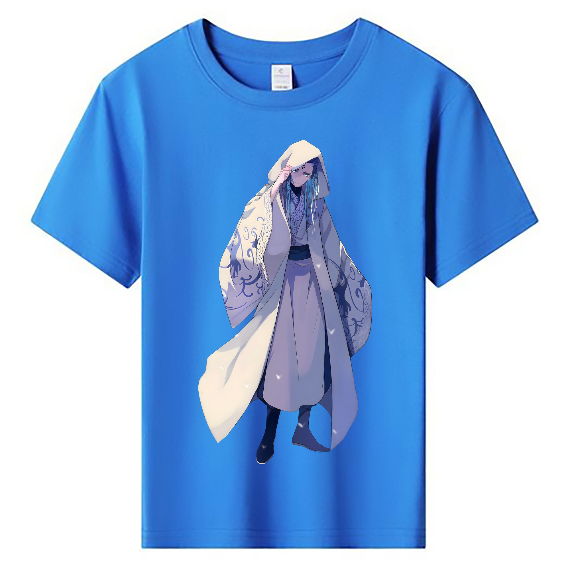 （画像用） Ne Zha 2 ナタ 魔童の大暴れ 綿100％キッズTシャツ（フロントプリント）